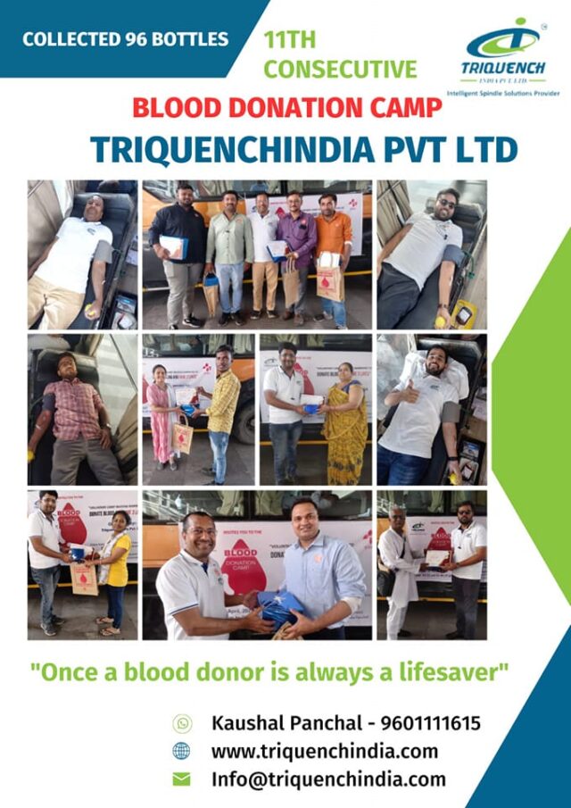 11th Consecutive Blood Donation Camp